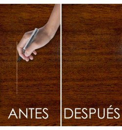 Expositor Rotuladores Retoque Madera 24 piezas.