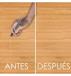 Expositor Rotuladores Retoque Madera 24 piezas.