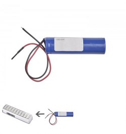 Recambio Bateria Litio Para Linterna Led Emergencia