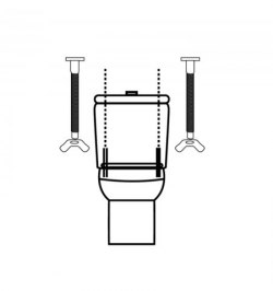 Kit Fiajcion Sanitario Cisterna / Inodo 6x90 (2 Piezas)