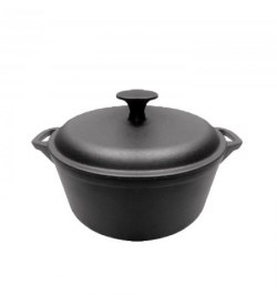 Cazuela De Hierro Fundido Esmaltada Ø 24 cm. con Asas