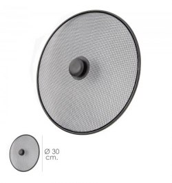 Tapa Anti Salpicaduras Sarten Acero Ø 30 cm. Negro.