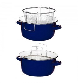 Cesta Freir Acero Inoxidable Con Asas Ø 20 cm.