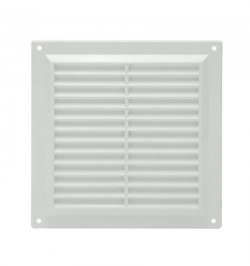 Rejilla Plastico Sobreponer Con Malla Posterior 17x17 cm.
