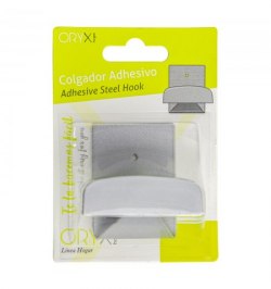 Colgador Percha Adhesivo Acero Inoxidable Color Gris Colgador Percha Adhesivo Acero Inoxidable Color Gris
