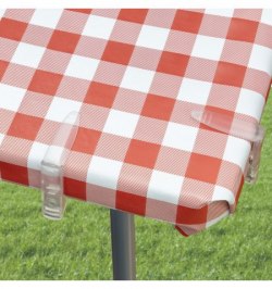 Sujeta Manteles Transparentes Con Muelle Extrafuerte 4 Piezas