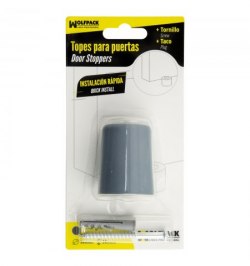 Tope Grande Para Puerta Amortiguacion Extrafuerte Ø 38 x 50 mm