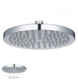 Rociador Ducha Acero Inoxidable Antical Ø 20 cm.