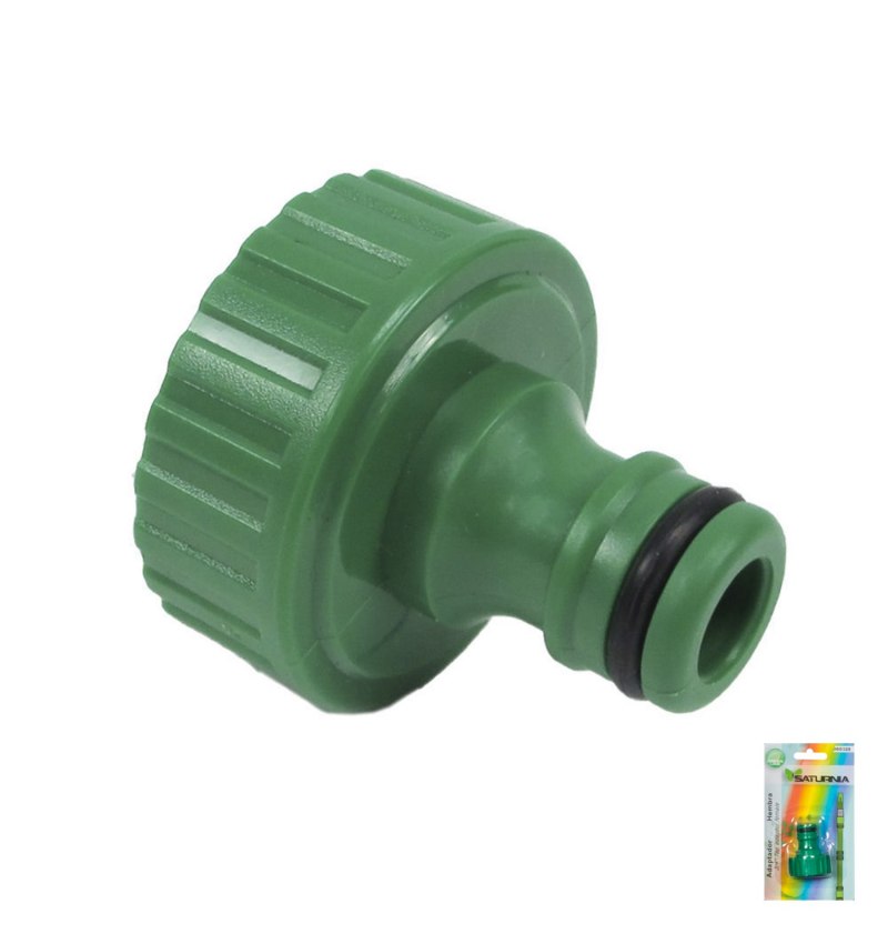 Adaptador Manguera Plastico 1" hembra  Blister