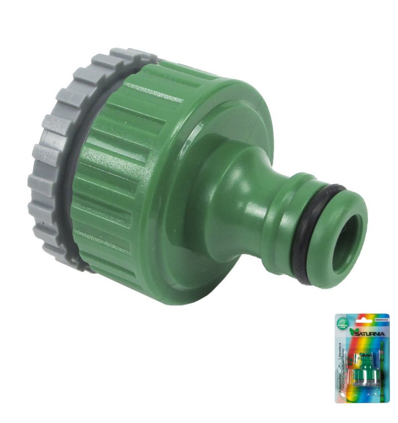 Adaptador Manguera Plástico 3/4 - 1" Hembra   Blister