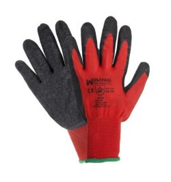 Guantes Latex / Nylon Gripflex Con Colgador Talla  7"