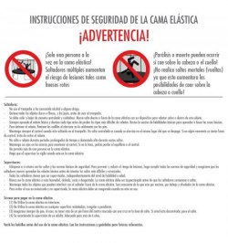 Cama Elastica Infantil Saltar Ø 250 x 252 (Alt.) cm.