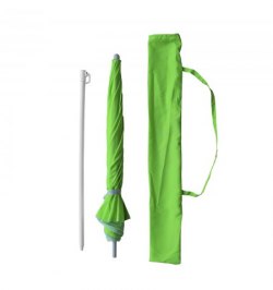 Sombrilla Playa Poliester Ø 160 cm. Inclinable Colores Surtidos