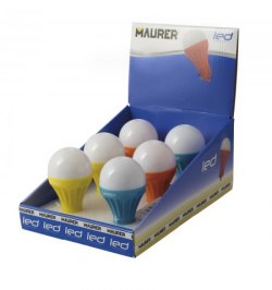 Linterna Led Forma de Bombilla 1 W.Con Iman en la Base