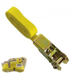 Cinta  Amarre Con Ratchet Ancho 25 mm. x  Longitud 4 Metros. 1 Pieza