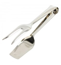 Pinzas Para Servir Acero Inoxidable  21 cm. Ideal para la cocina, servir ensaladas, servir carnes, pescados, etc.