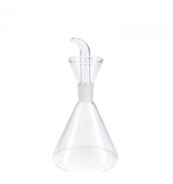 Aceitera De Cristal Con Sistema Antigoteo, Capacidad 250 ml.