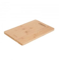 Tabla Cortar Fabricada En Madera De Bambu 100% Con Asa 30x20 cm. tabla Cortar, Carne Pescado, Verduras, Frutas, Alimentos