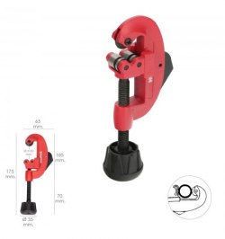 Cortador De Tubos  De Ø 3 A 30 mm. Cuerpo Realizado en Aluminio y Rodel en Acero Templado. Target