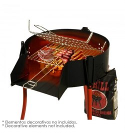 Barbacoa Rustica Multiusos Ø 50 cm. Valida Para Carbon, Leña y Paelleros.