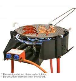Barbacoa Rustica Multiusos Ø 50 cm. Valida Para Carbon, Leña y Paelleros.