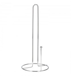 Portarrollos Papel Cocina Vertical, Cromado, 13x29 cm.