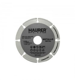 Disco Corte Metales Universal  Ø 115 x 1,2 mm.