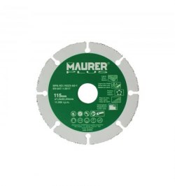 Disco De Corte Para Madera y Plasticos Ø 115 x 1,2 mm.