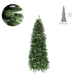 Arbol De Navidad 210 cm. Slim 972 Ramas PVC