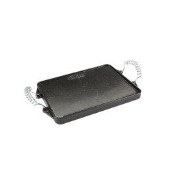 Plancha Hierro Fundido Esmaltada Rectangular 21 x 27 cm.