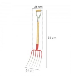 Horca Con Mango Anilla  560 / 6 Puas