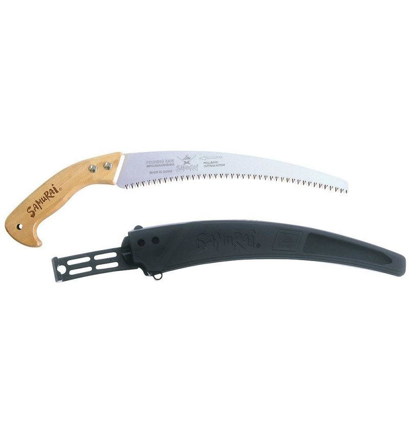 Serrucho Samurai Curvo Mango Madera   330 mm.