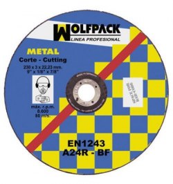 Disco Corte Abrasivo Metal 300x3,0x30 mm.