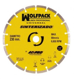 Disco Diamante 230 mm. General Obra Segmentado Sinterizado