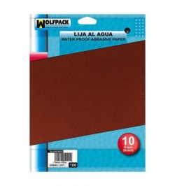 Lija Agua Grano 400 (Pack 10 Pliegos)