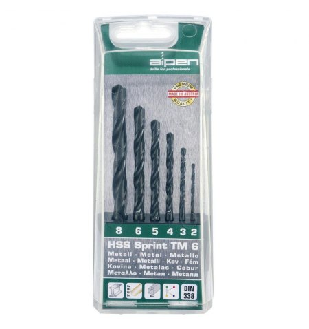 Estuche Brocas Alpen Hss Sprint    6 Piezas