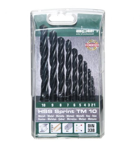 Estuche Brocas Alpen Hss Sprint   10 Piezas