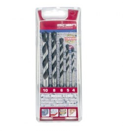 Estuche Brocas Alpen Widia Profesional Beton 5 Piezas