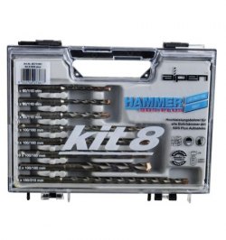 Estuche Brocas Alpen Sds Plus 8 Piezas Kit