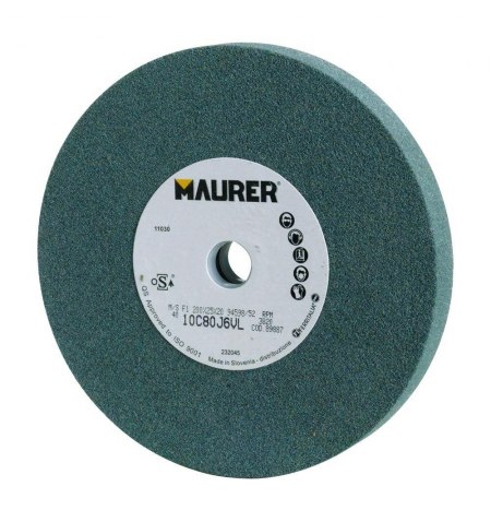 Muela Maurer Carburo De Silicio 150x20x16 mm. Grano 80