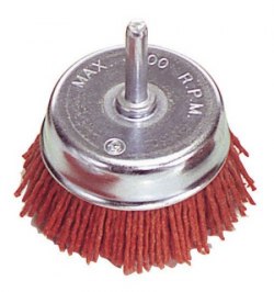 Cepillo Nylon Taza    50 mm. 1/4".