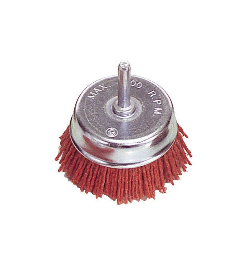 Cepillo Nylon Taza    50 mm. 1/4".