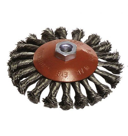 Cepillo Acero M14 Trenzado Oblicuo 100 X10 mm.