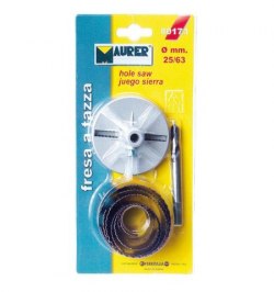 Juego Sierras Campana 25 mm. 25/63 7 Piezas