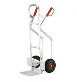 Carretilla Almacén Aluminio Rueda Neumática