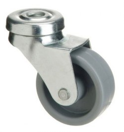 Rueda Polyamida Pasante   40 mm.
