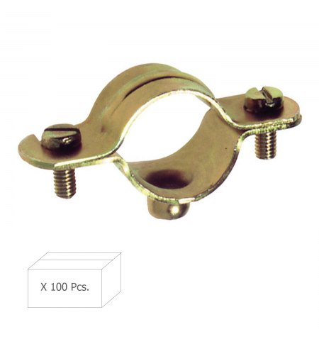 Abrazadera Metalica M-6   26 mm. (Caja 100 piezas)