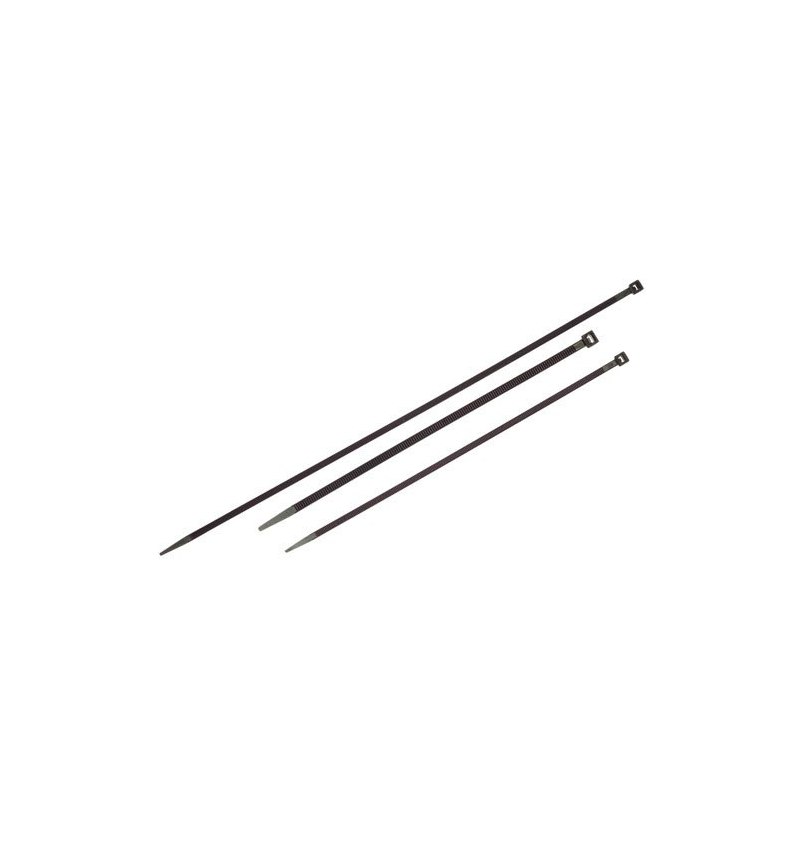 Bridas Nylon 100% Negra 7,5x360 mm. (Bolsa 100 Unidades)