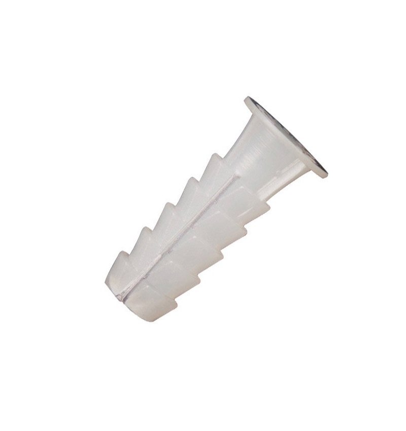 Taco Wolfpack Plástico Blanco    8 mm. (25 unidades)