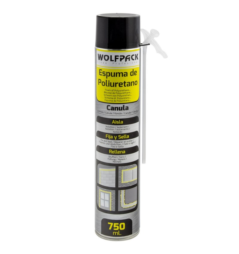 Espuma Poliuretano  750 ml. Con Canula